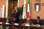 Un momento della presentazione Lo Sport in Italia 2014